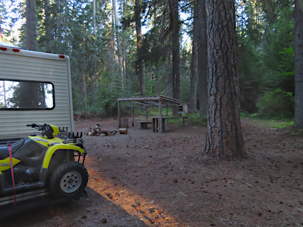 Cascade Mountain squatter camp